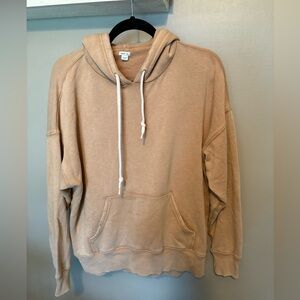 Aerie - Tan Hoodie Sweater - M